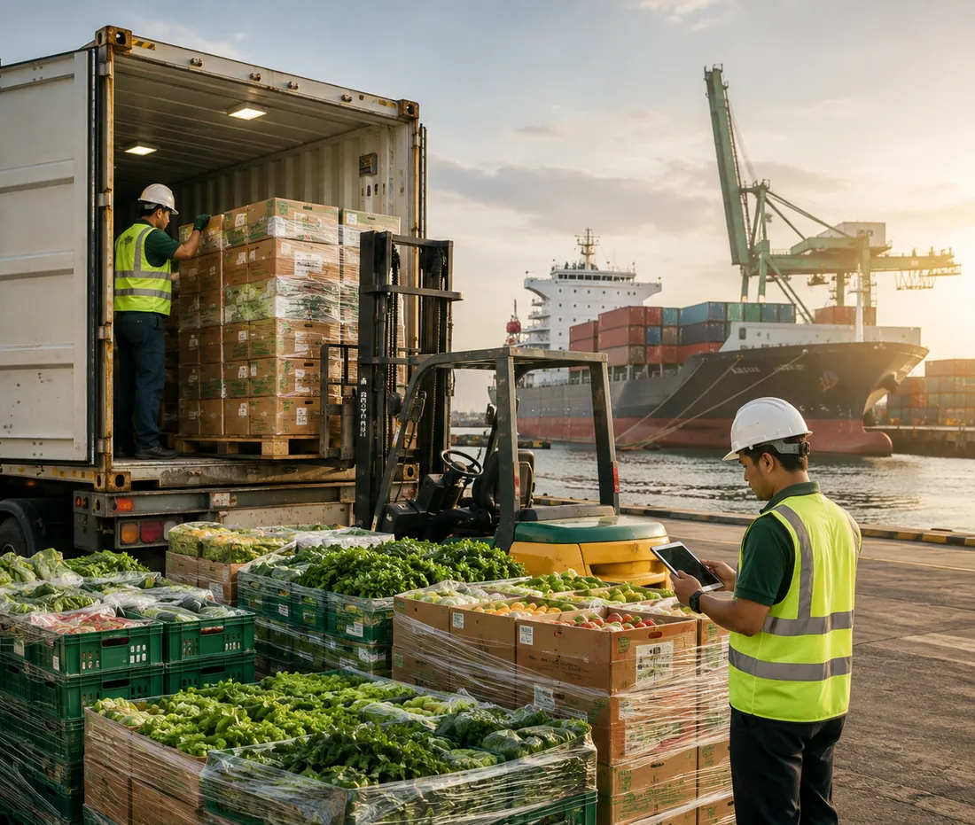 Import and export logistics