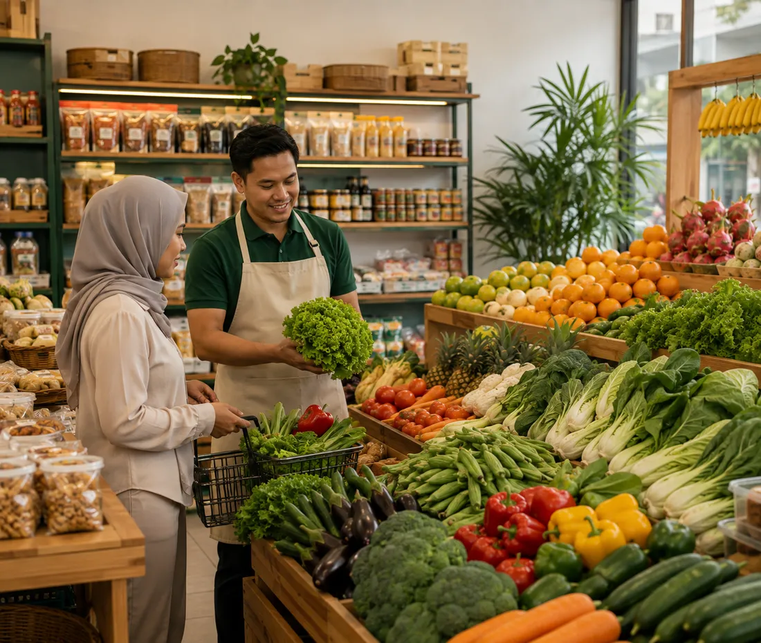 Retail sale of food products
